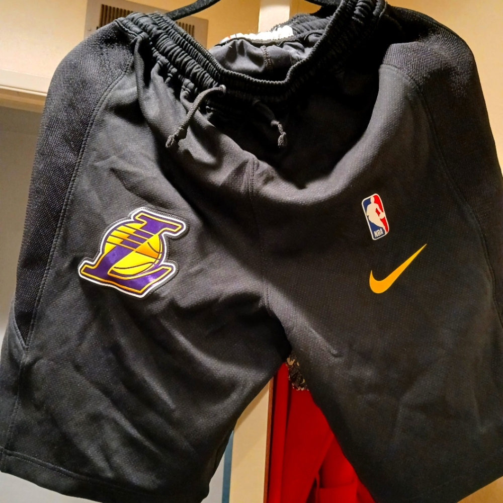 Nike Lakers Dri Fit Athletic Shorts